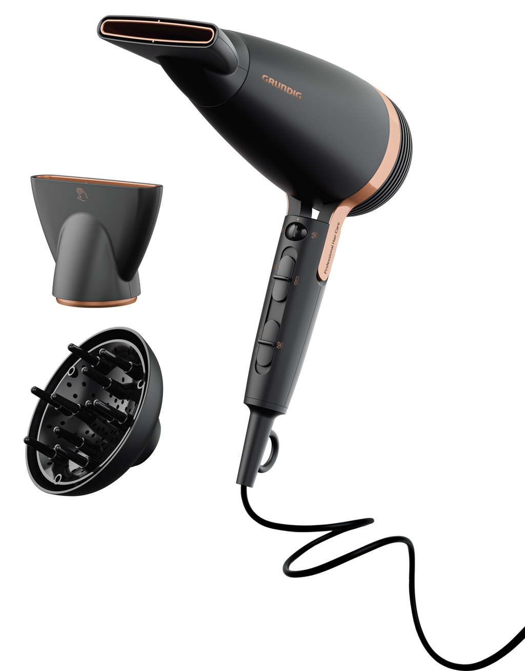 Grundig HD 8080 Hair Dryer, 2300W, AC Motor
