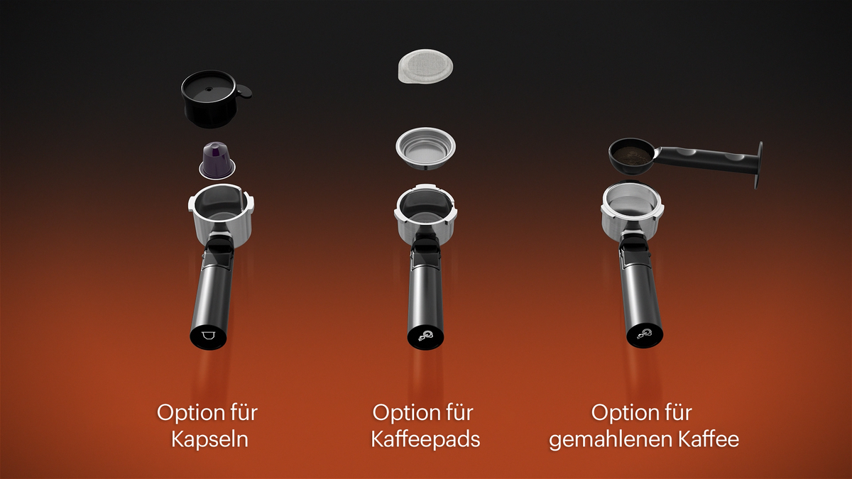 Grundig KSM 6430 Espresso Machine, capsule/Pod/ground coffee
